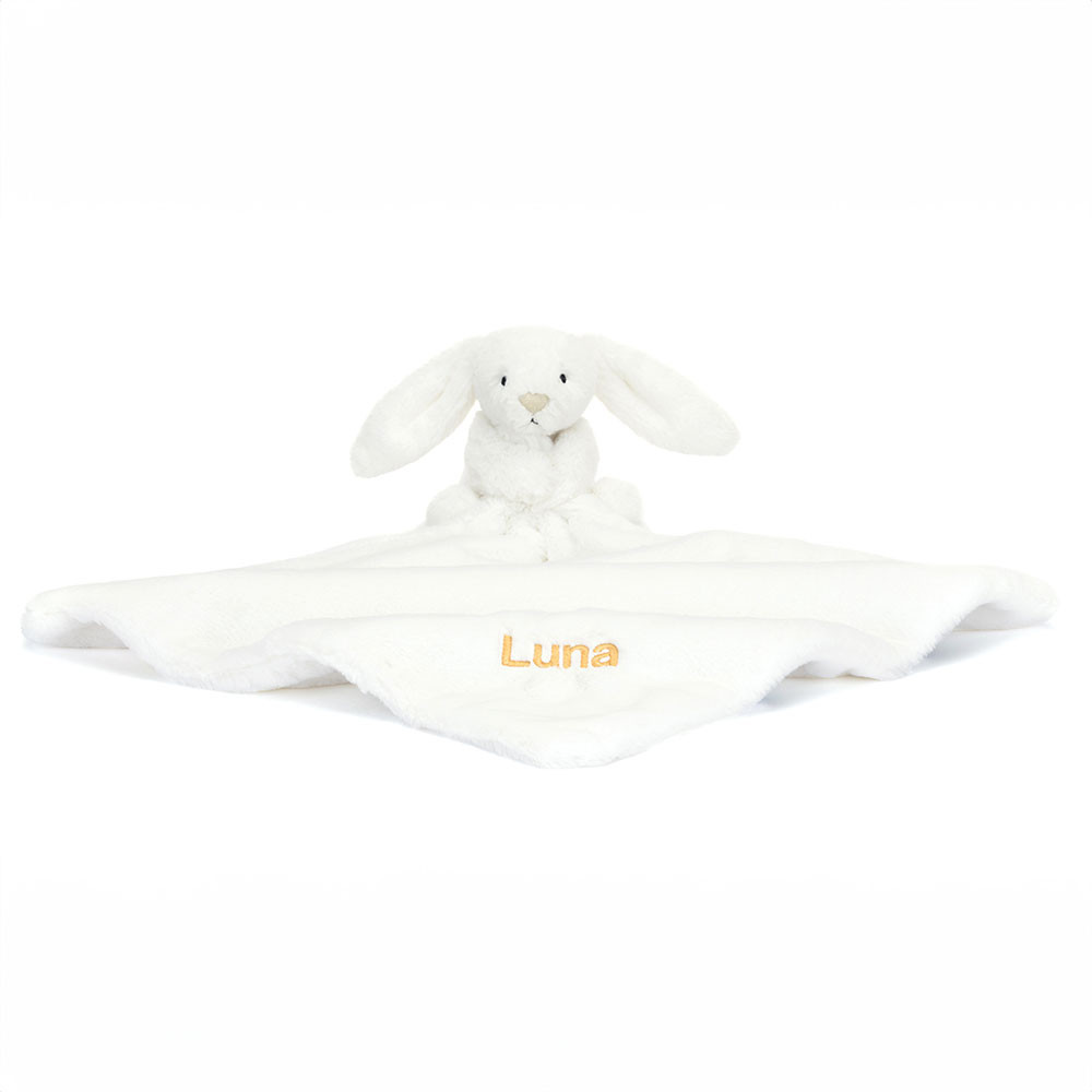 Personalized Bashful Luxe Bunny Luna Soother